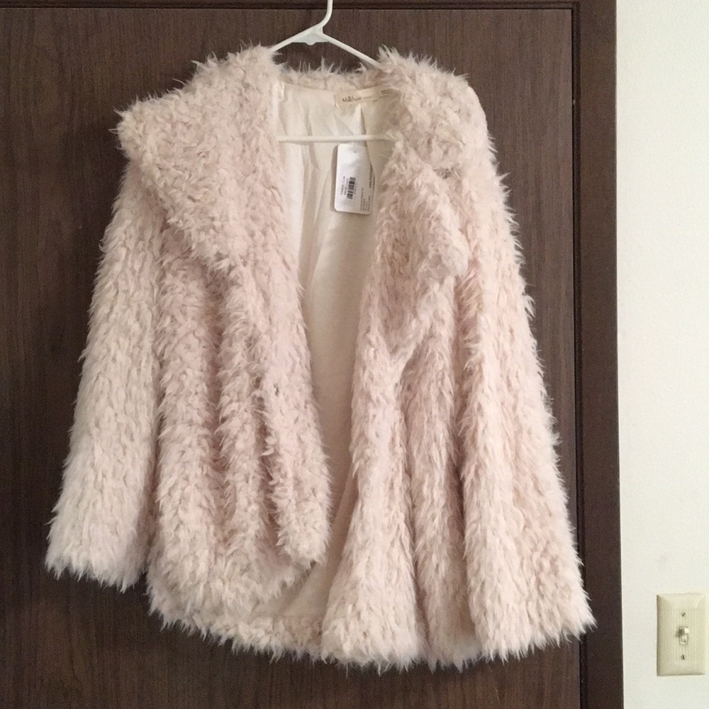 White Sherpa coat